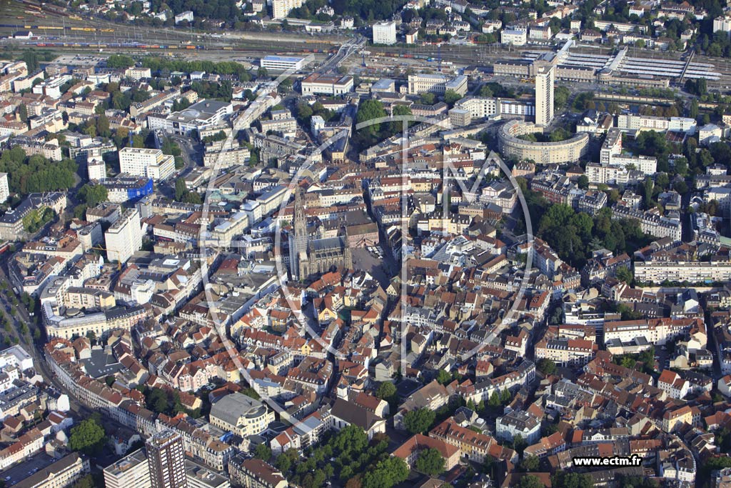Photo arienne de Mulhouse