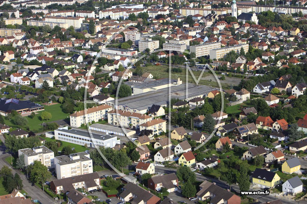 Photo arienne de Mulhouse (Bourtzwiller)
