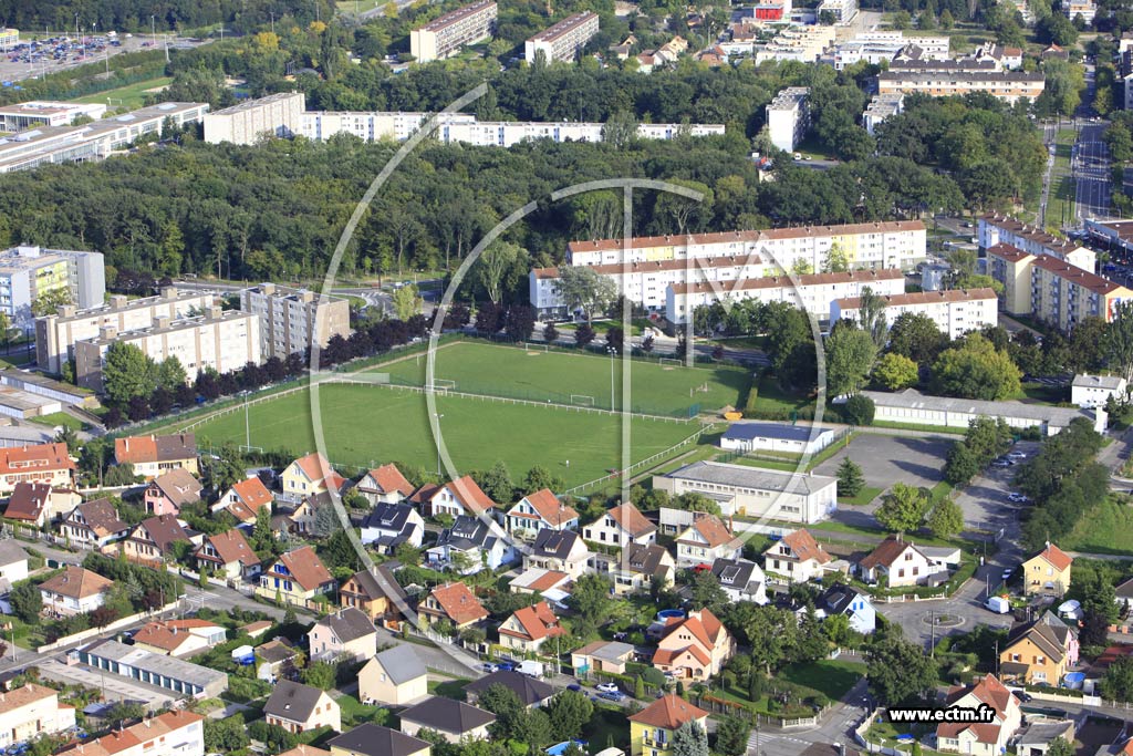 Photo arienne de Mulhouse (Bourtzwiller)