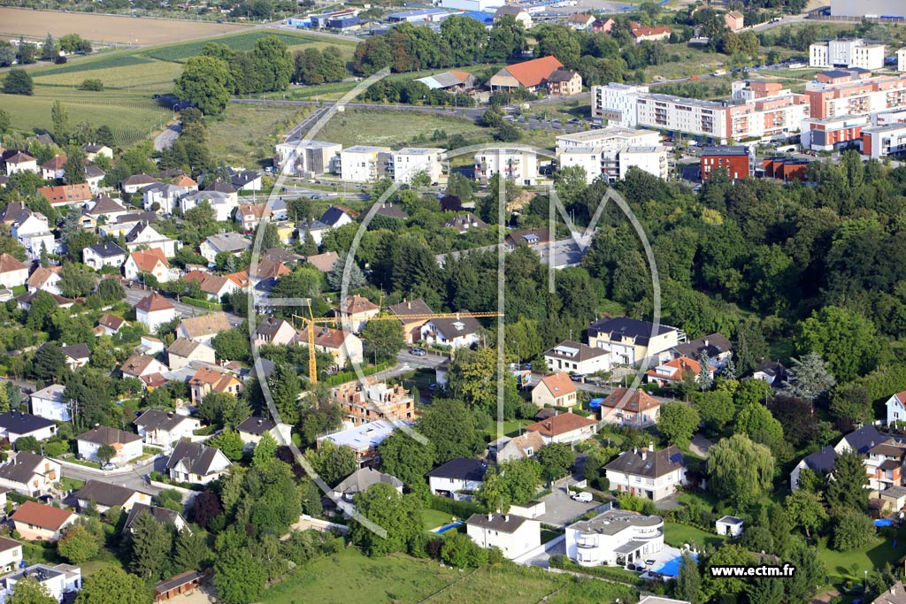 Photo arienne de Pfastatt