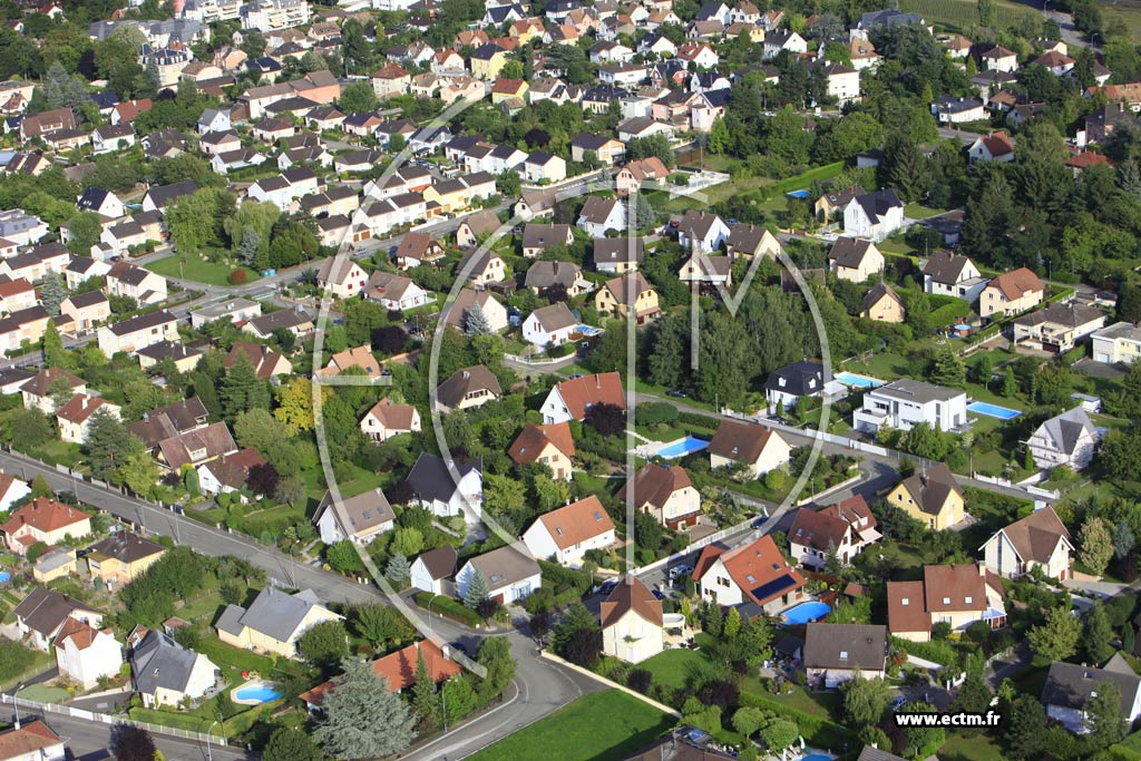 Photo arienne de Pfastatt