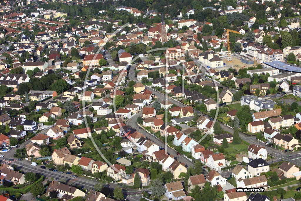 Photo arienne de Pfastatt