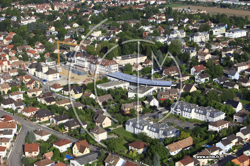 Photo arienne de Pfastatt