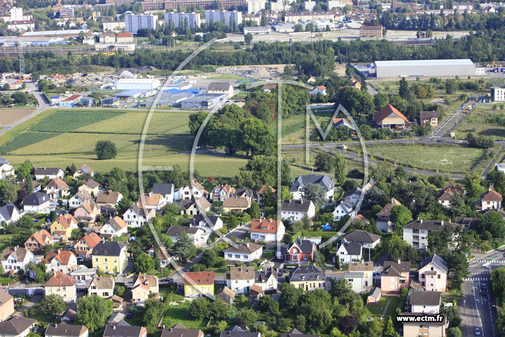 Photo arienne de Pfastatt