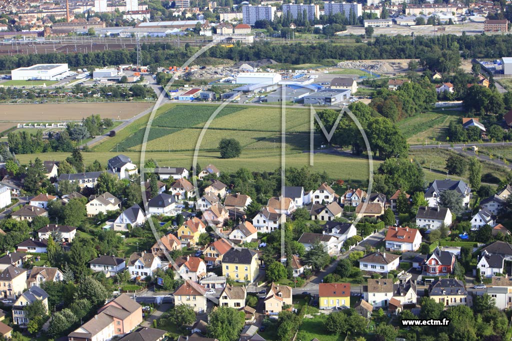Photo arienne de Pfastatt
