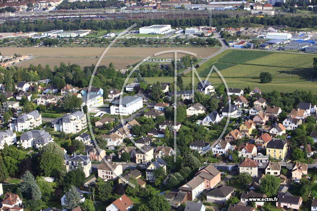 Photo arienne de Pfastatt