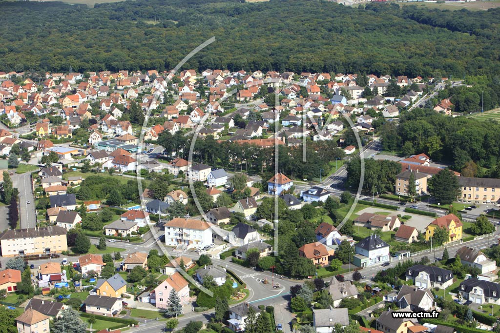 Photo arienne de Pulversheim