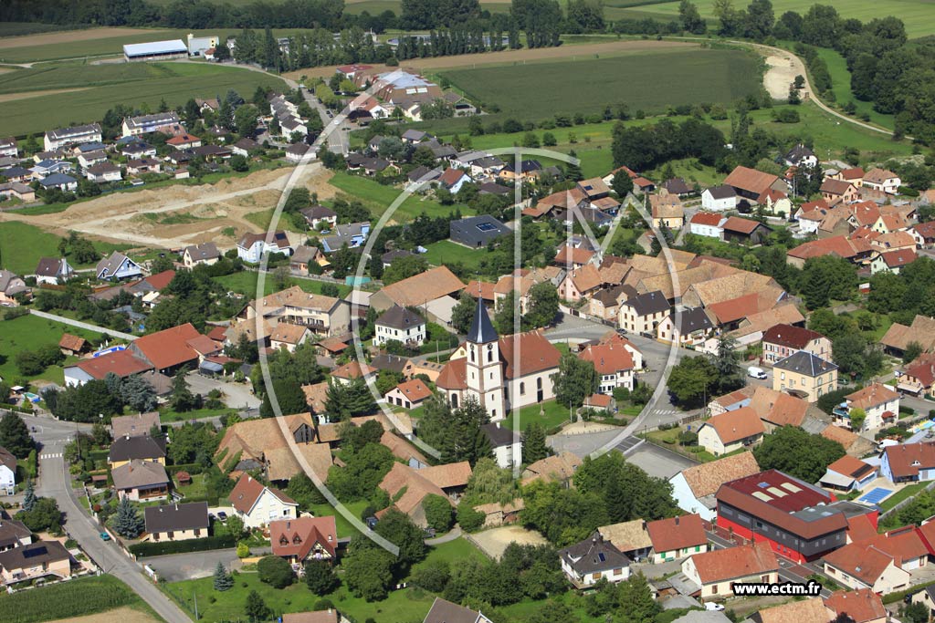 Photo arienne de Ruelisheim