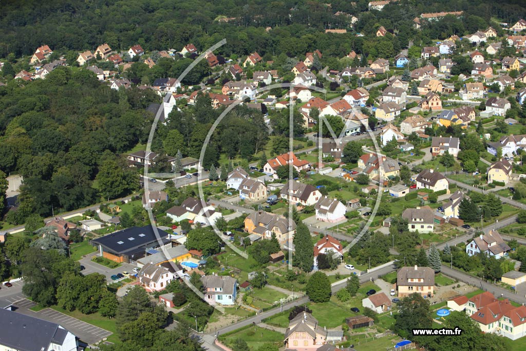 Photo arienne de Staffelfelden