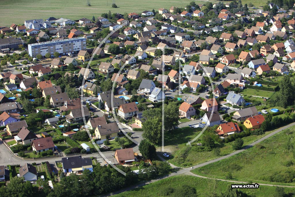 Photo arienne de Staffelfelden