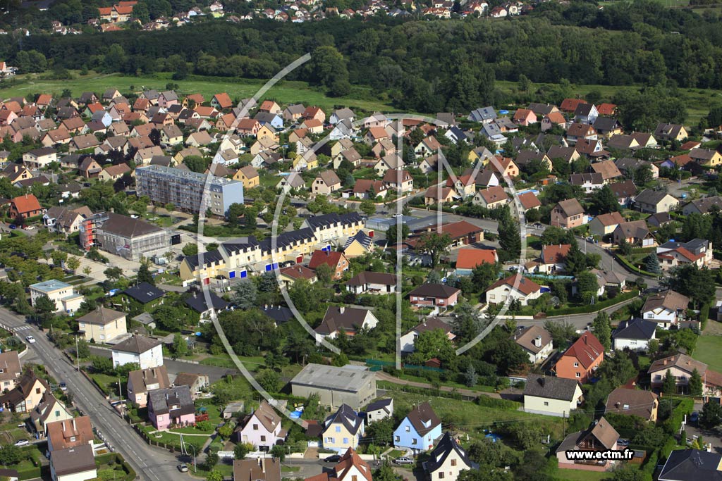Photo arienne de Staffelfelden