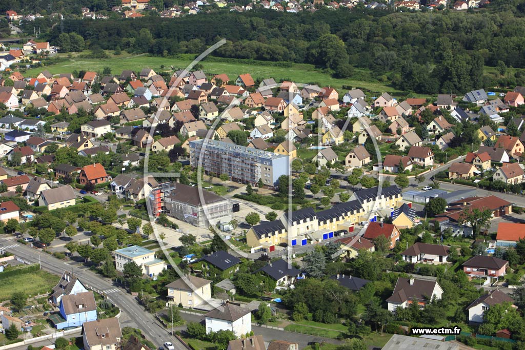 Photo arienne de Staffelfelden