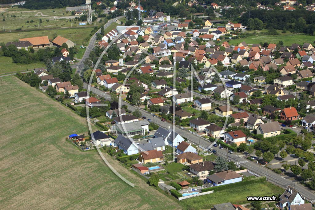 Photo arienne de Staffelfelden