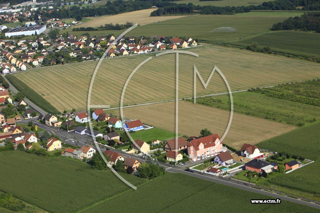 Photo arienne de Ungersheim