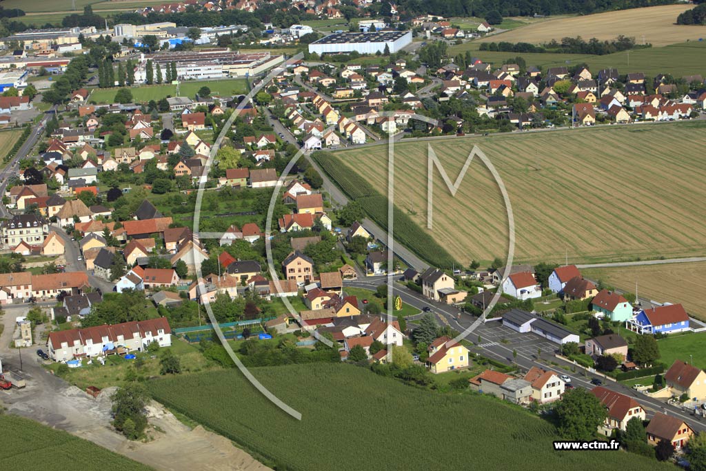 Photo arienne de Ungersheim