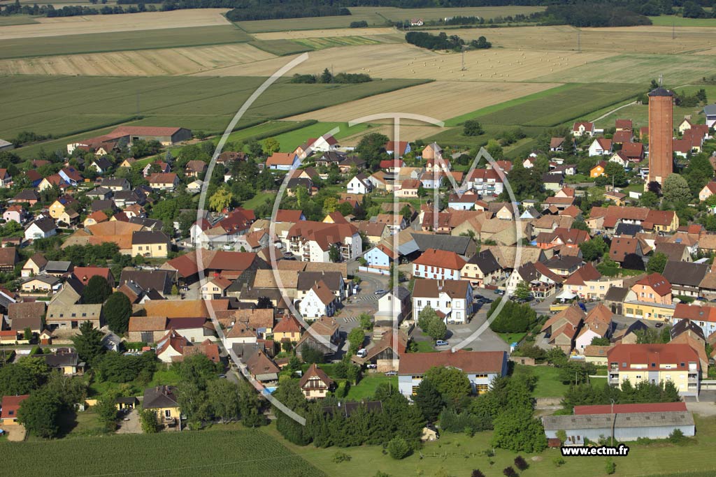 Photo arienne de Ungersheim