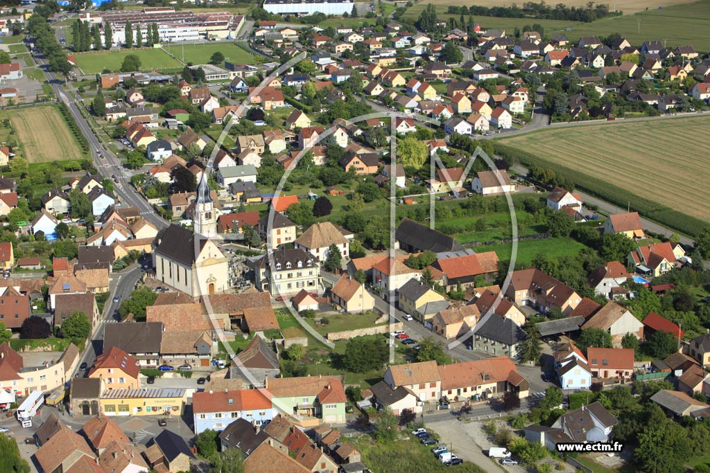 Photo arienne de Ungersheim