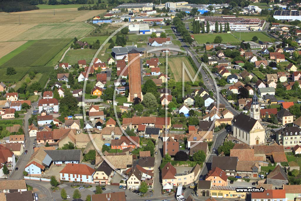 Photo arienne de Ungersheim