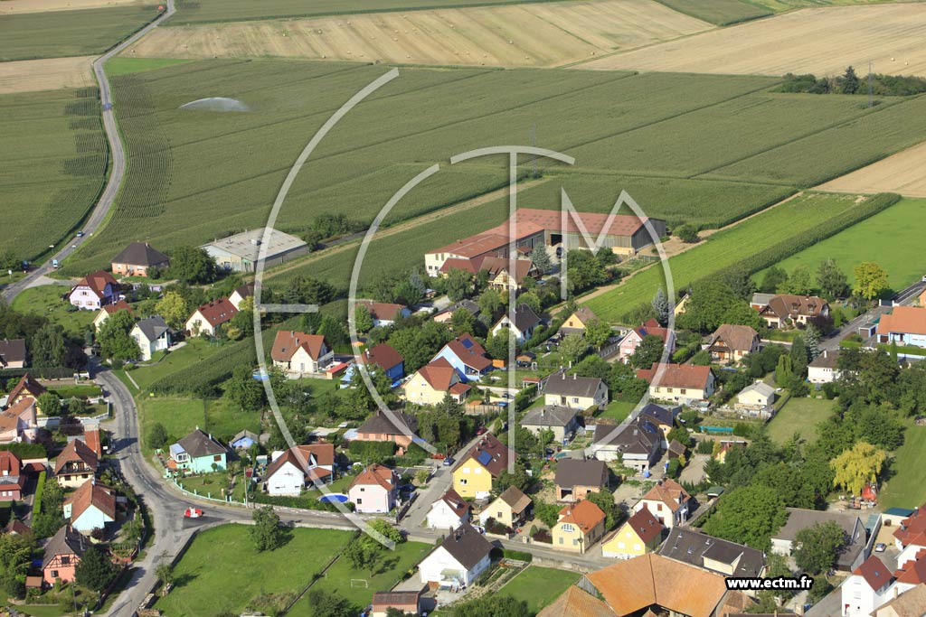 Photo arienne de Ungersheim