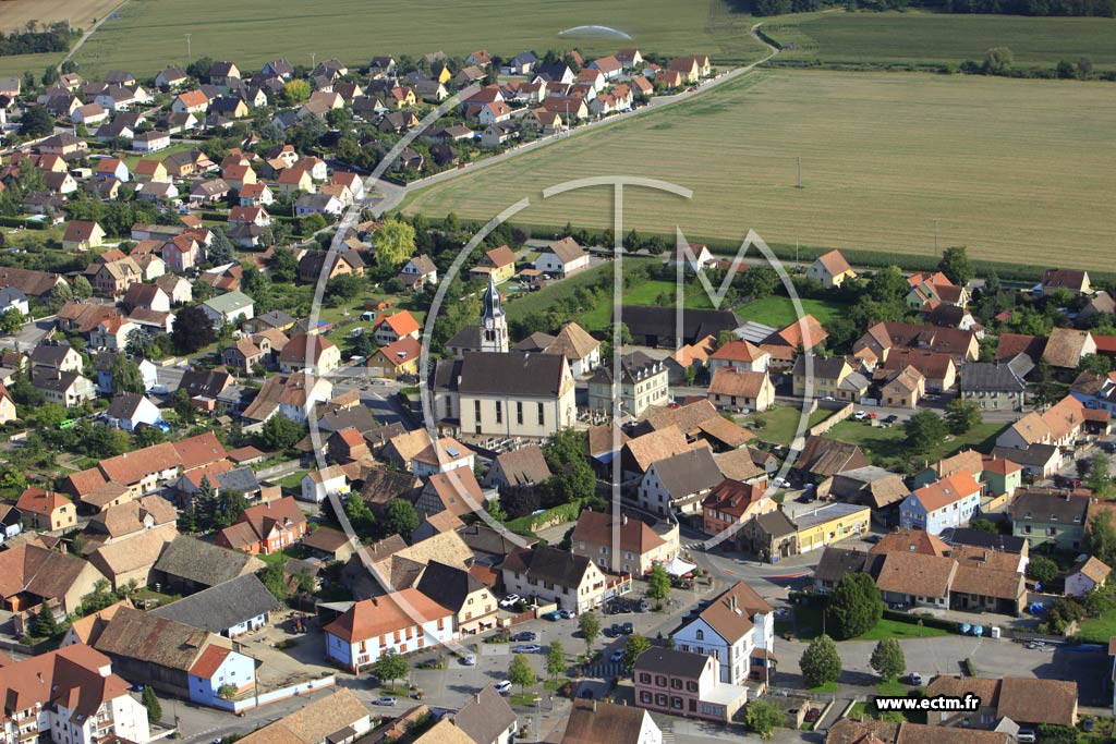Photo arienne de Ungersheim