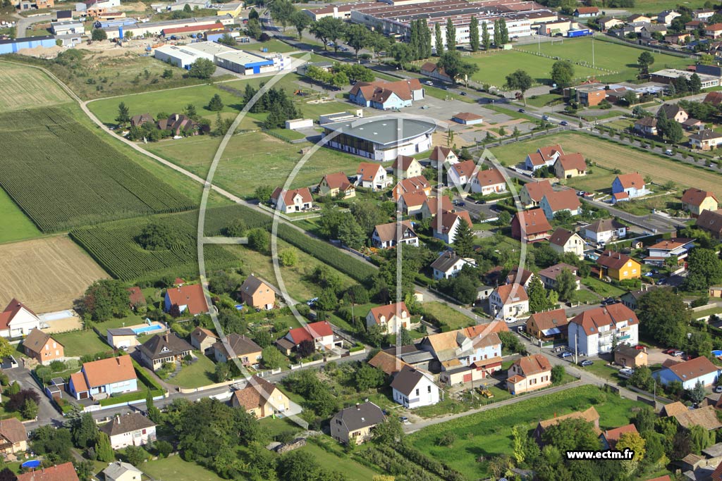 Photo arienne de Ungersheim