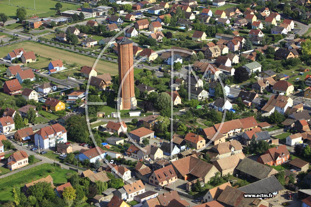 Photo arienne de Ungersheim