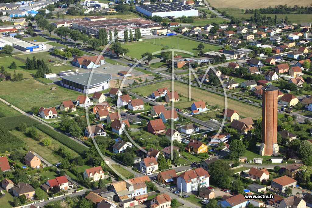 Photo arienne de Ungersheim