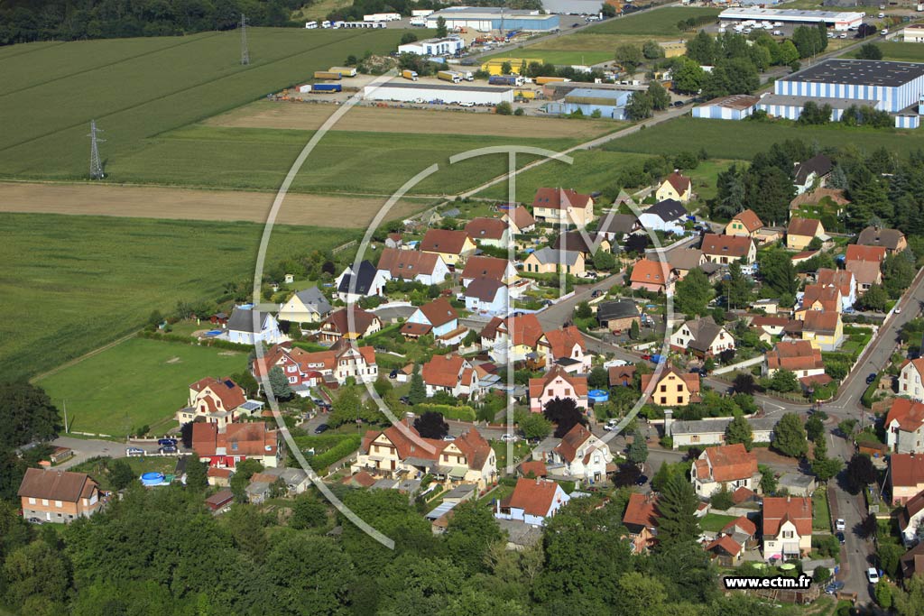 Photo arienne de Ungersheim