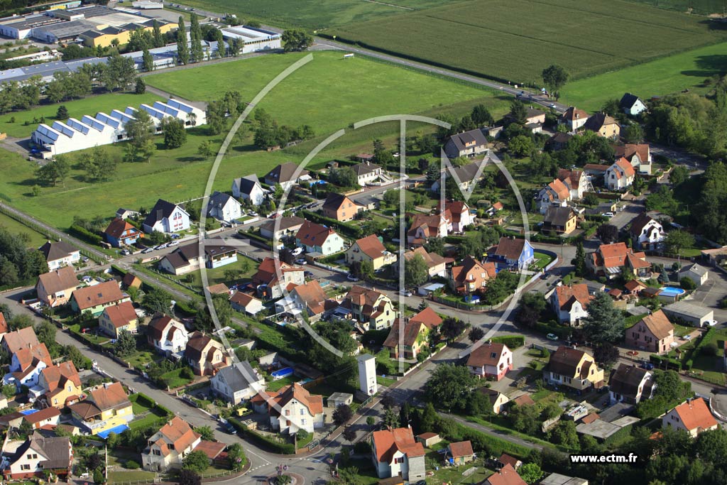 Photo arienne de Ungersheim