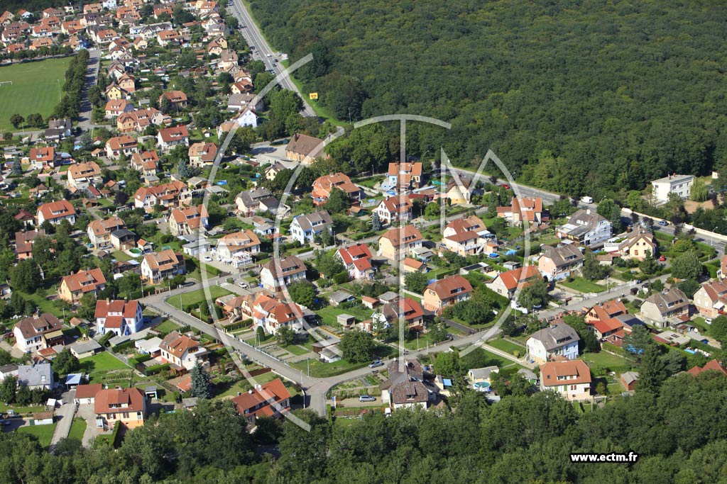 Photo arienne de Wittelsheim (Cit Grafenwald)