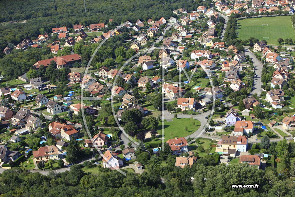 Photo arienne de Wittelsheim (Cit Grafenwald)