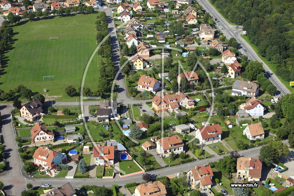 Photo arienne de Wittelsheim (Cit Grafenwald)