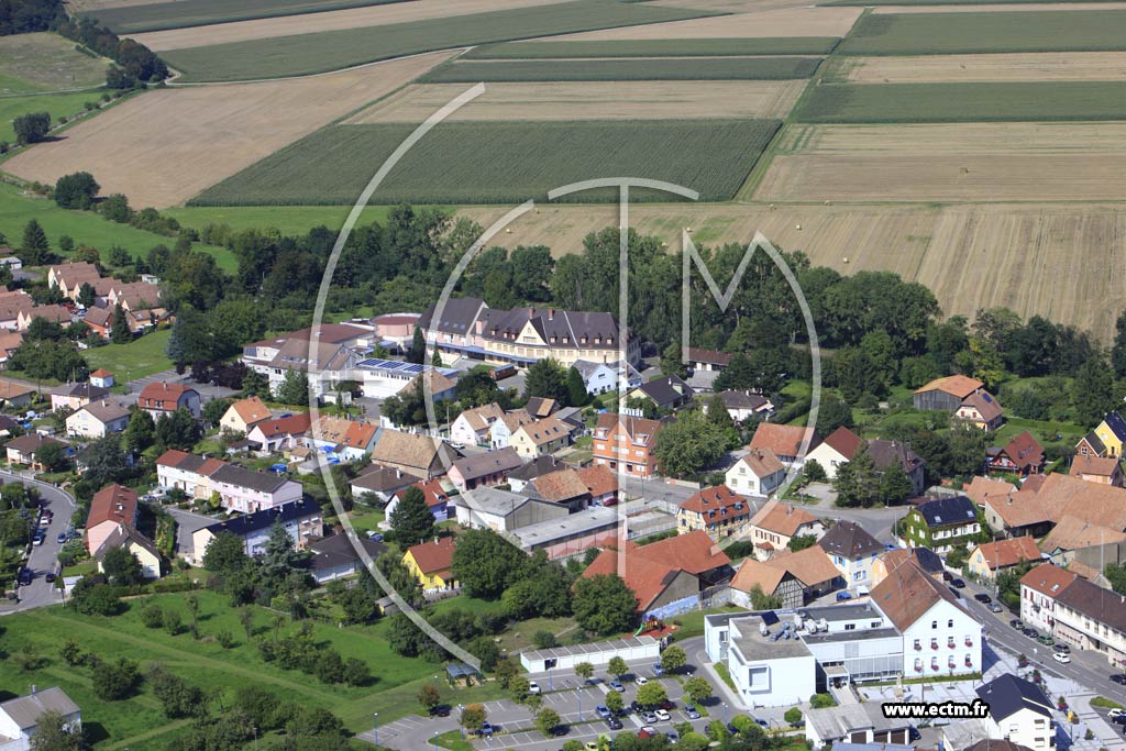 Photo arienne de Wittenheim