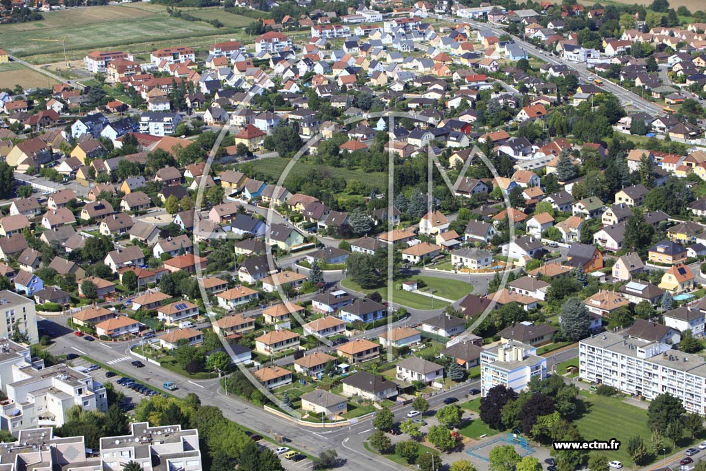Photo arienne de Wittenheim