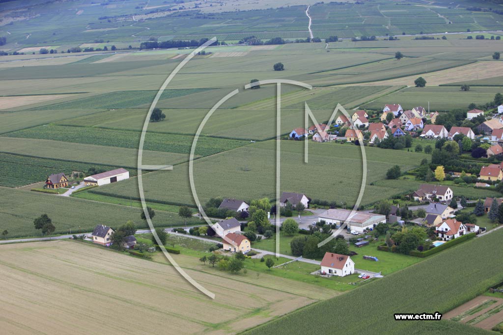 Photo arienne de Gundolsheim