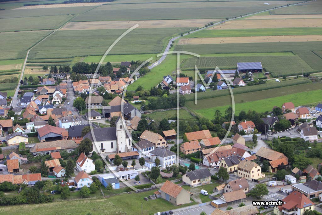 Photo arienne de Hirtzfelden