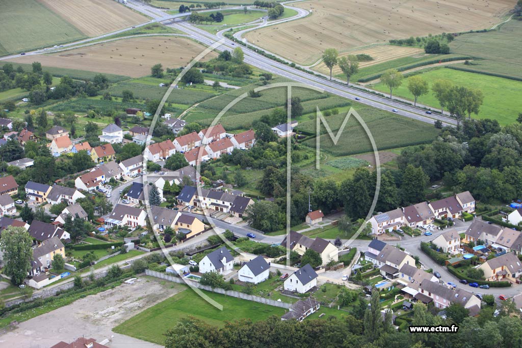 Photo arienne de Issenheim