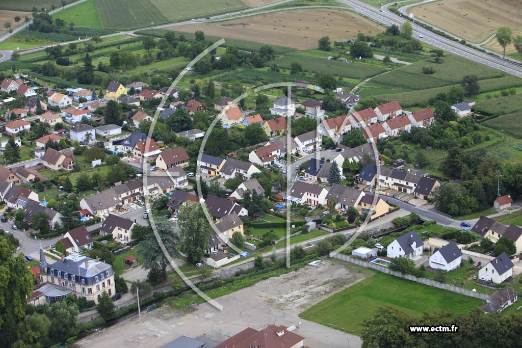 Photo arienne de Issenheim