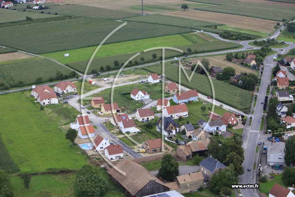 Photo arienne de Issenheim