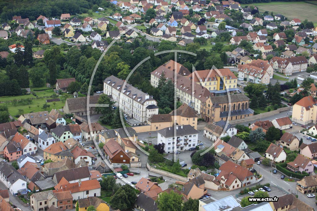 Photo arienne de Issenheim