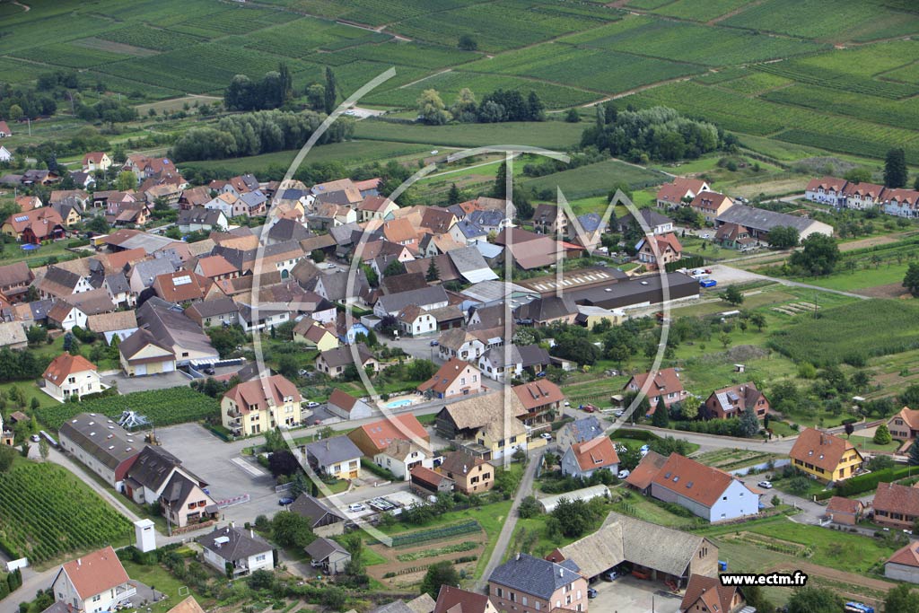 Photo arienne de Orschwihr