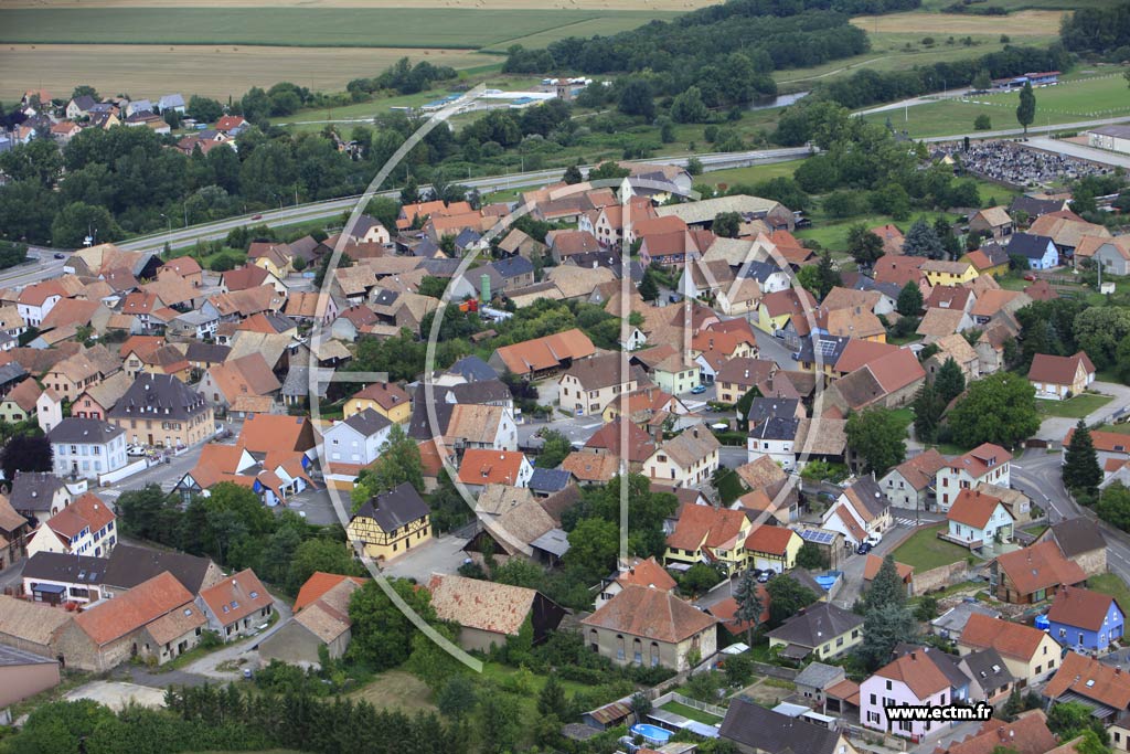 Photo arienne de Rguisheim