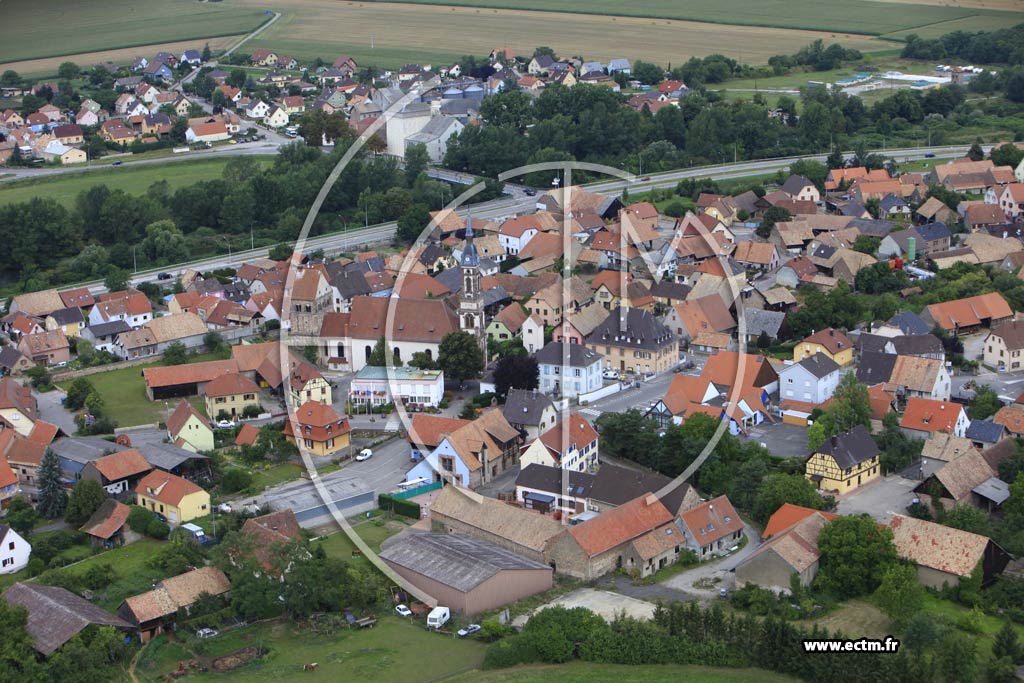 Photo arienne de Rguisheim