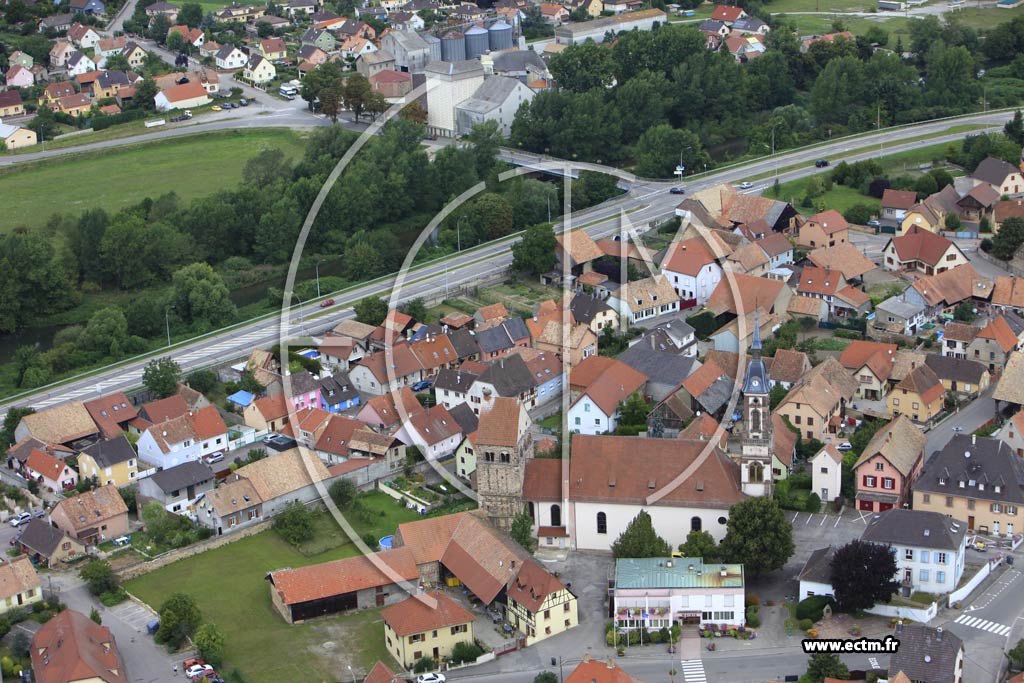 Photo arienne de Rguisheim