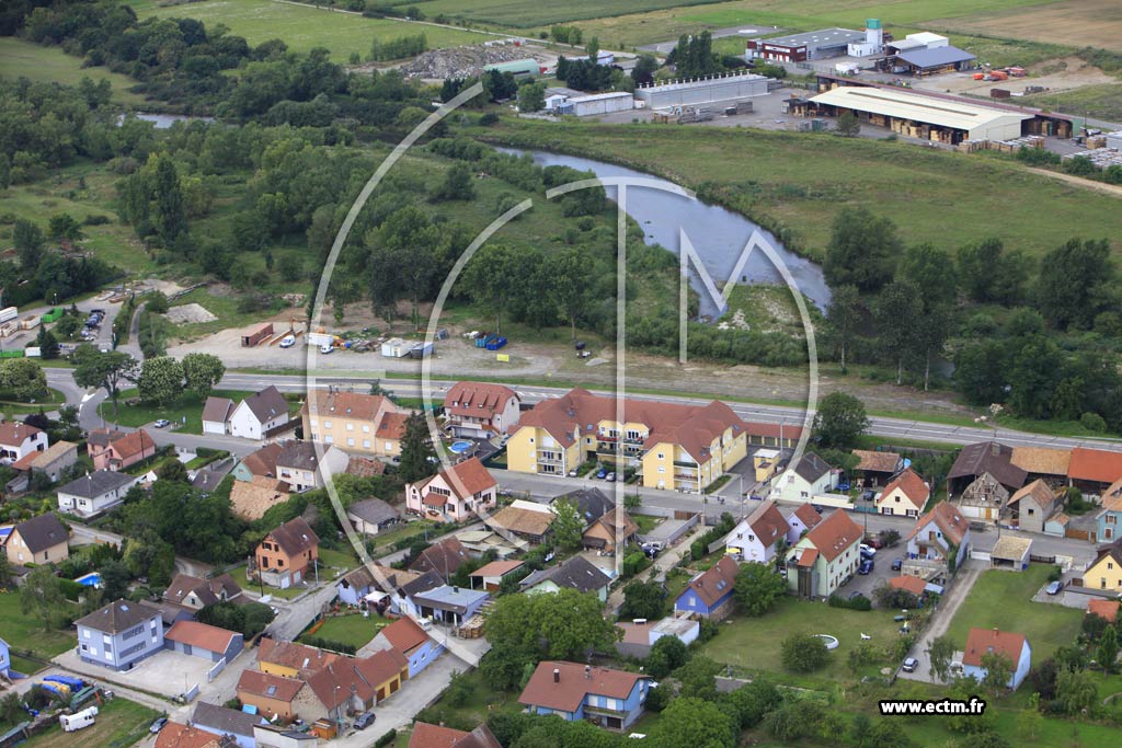 Photo arienne de Rguisheim