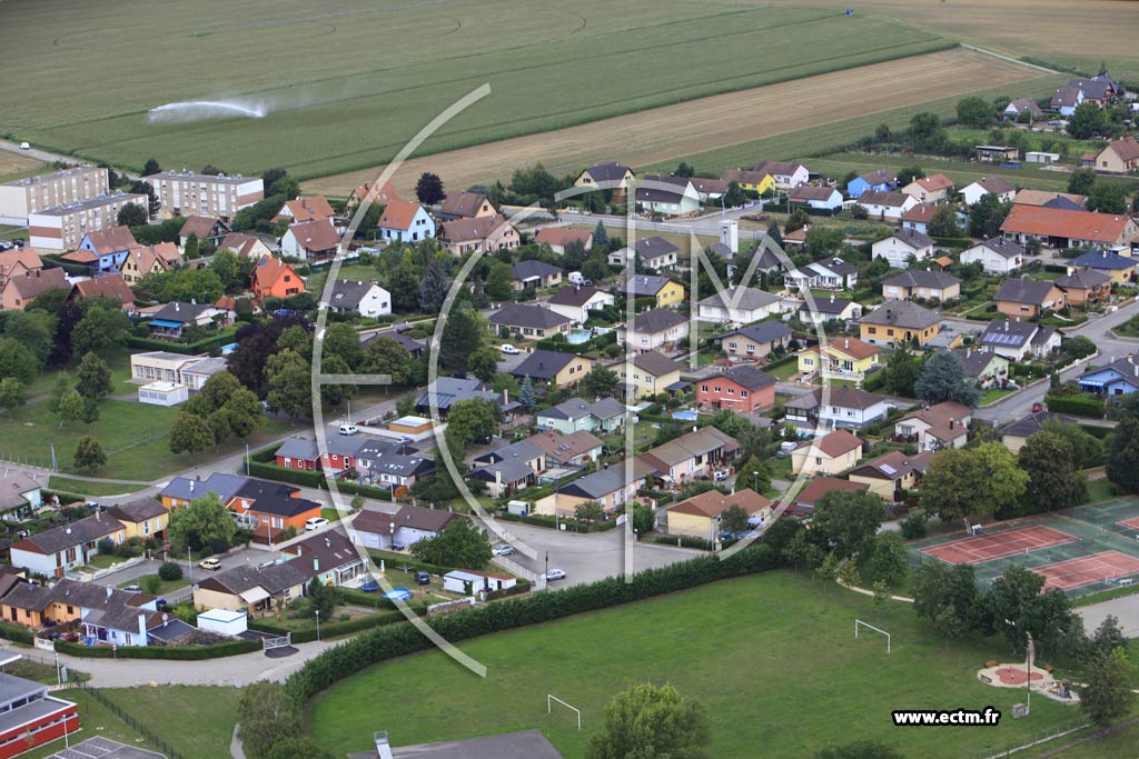 Photo arienne de Rguisheim (Les Tilleuls)