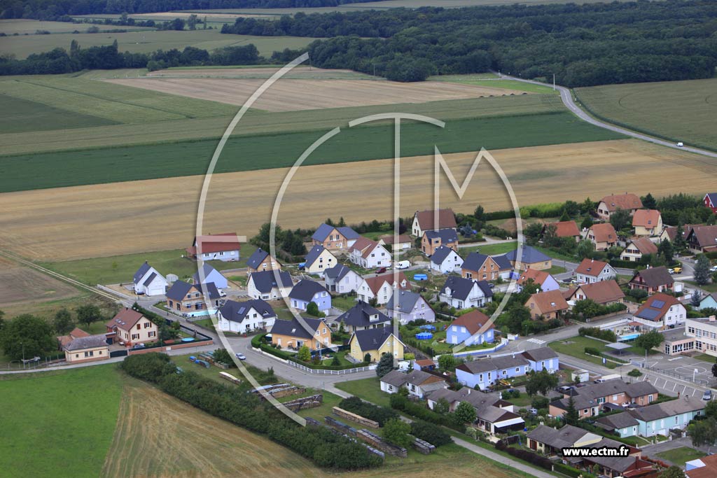 Photo arienne de Rguisheim (Les Tilleuls)
