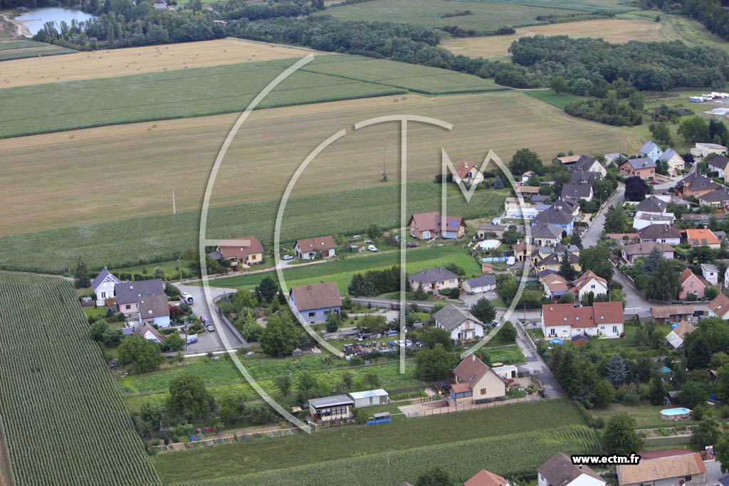 Photo arienne de Rguisheim (Les Tilleuls)