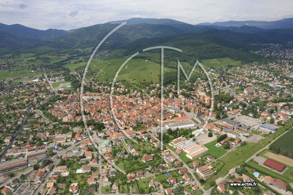 Photo arienne de Soultz-Haut-Rhin