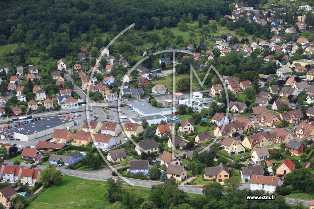 Photo arienne de Soultz-Haut-Rhin